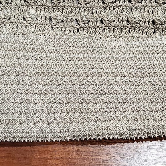 Crochet Kathie Lee Collection Natural Shoulder Bag - Picture 5 of 5